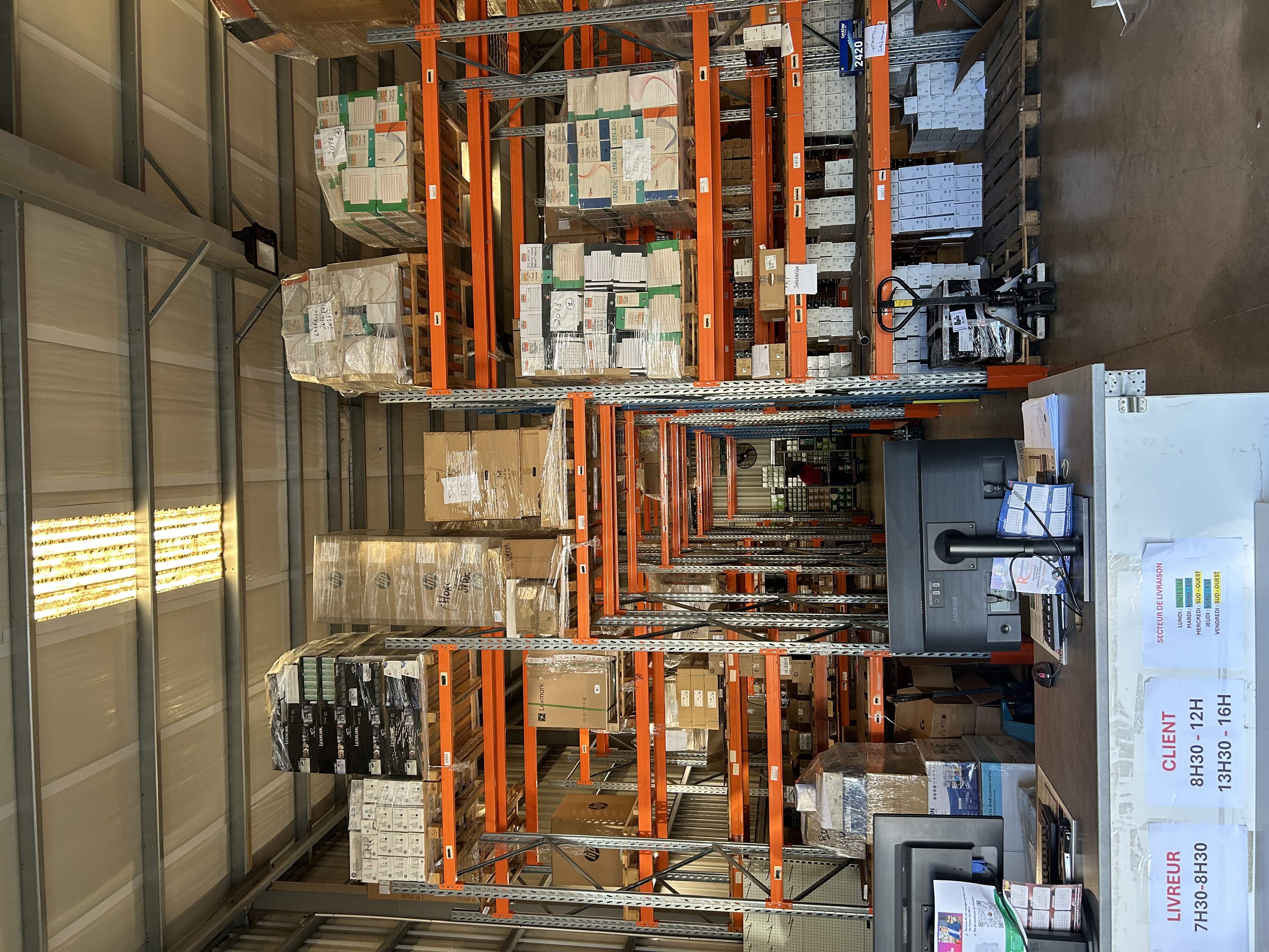 Exemple de stockage en logistique XEFI